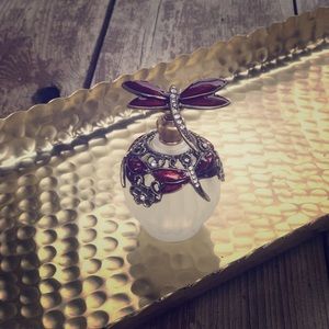 Red Dragonfly Perfume Bottle (empty)
